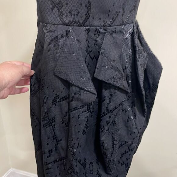 NWT Jessica Simpson Little Black Cocktail Dress. Size 8 M medium - Picture 5 of 14